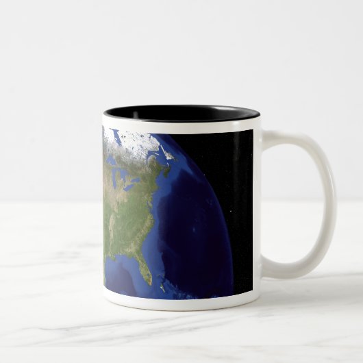 The Blue Marble Next Generation Earth 4 Tweekleurige Koffiemok (Rechts)