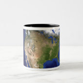 The Blue Marble Next Generation Earth 4 Tweekleurige Koffiemok (Center)