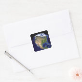 The Blue Marble Next Generation Earth 4 Vierkante Sticker (Envelop)