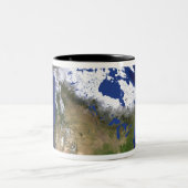 The Blue Marble Next Generation Earth 5 Tweekleurige Koffiemok (Center)