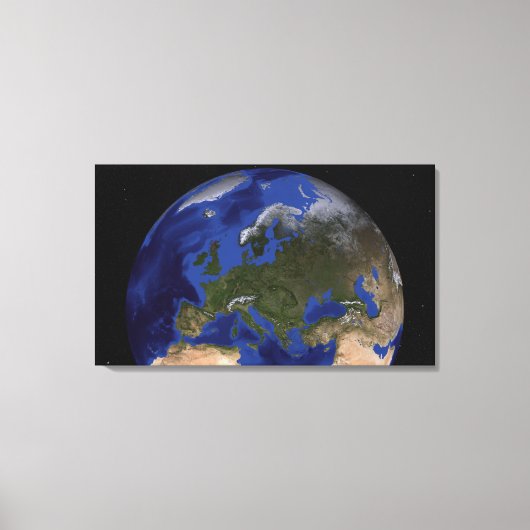 The Blue Marble Next Generation Earth 6 Canvas Afdruk (Voorkant)