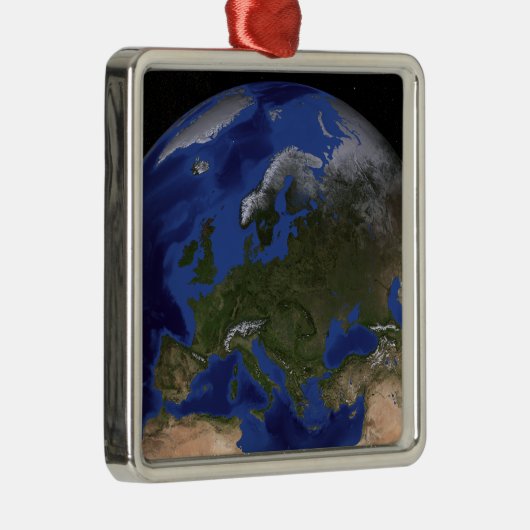The Blue Marble Next Generation Earth 6 Metalen Ornament (Rechts)
