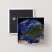 The Blue Marble Next Generation Earth 6 Vierkante Button 5,1 Cm (Voorkant /achterkant)