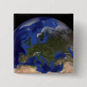 The Blue Marble Next Generation Earth 6 Vierkante Button 5,1 Cm