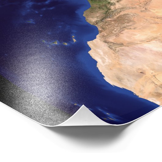 The Blue Marble Next Generation Earth 7 Foto Afdruk (Hoek)