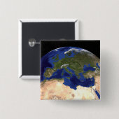 The Blue Marble Next Generation Earth 7 Vierkante Button 5,1 Cm (Voorkant /achterkant)