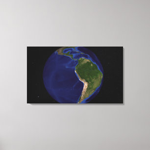 The Blue Marble Next Generation Earth 8 Canvas Afdruk