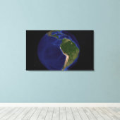 The Blue Marble Next Generation Earth 8 Canvas Afdruk (Insitu (Houten vloer))