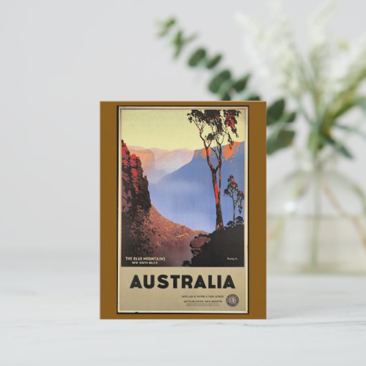 The Blue Mountains, Australia, Briefkaart (Staand voorkant)