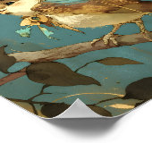 The blue songbird | Design for Nursery Wall Art Poster (Hoek)