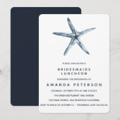 The Blue Starfish Bridesmaids Luncheon Weddenschap Kaart (Voorkant / Achterkant)