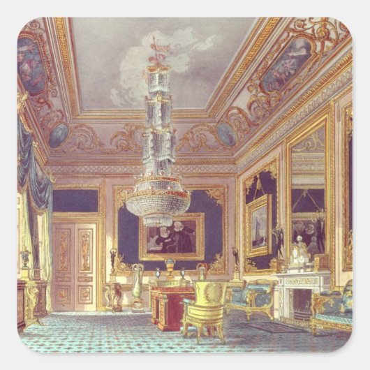The Blue Velvet Room, Carlton House Vierkante Sticker (Voorkant)
