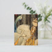 "The Bluebird" van John Bauer Briefkaart (Staand voorkant)