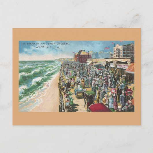 The Board Walk en Brighton Casino Briefkaart (Voorkant)