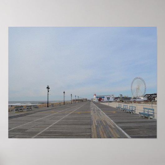 The Boardwalk at Ocean City, NJ Poster (Voorkant)