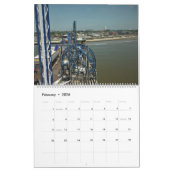 The Boardwalk Pleasure Pier Galveston Texas Kalender (Feb 2026)