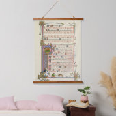 The Boar's Head Christmas Carol Middeleeuws Hangend Wandkleed (Slaapkamer)