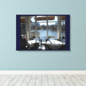 The Boat House Canvas Afdruk (Insitu (Houten vloer))