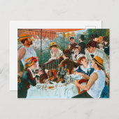 The Boaters' Lunch door Pierre-Auguste Renoir Briefkaart (Voorkant / Achterkant)