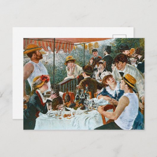 The Boaters' Lunch door Pierre-Auguste Renoir Briefkaart (Voorkant / Achterkant)