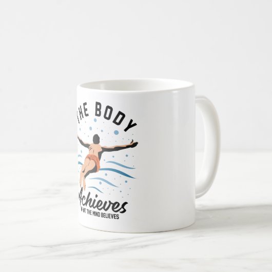 The Body Achieves What the Mind - Summer Time Koffiemok (Voorkant rechts)