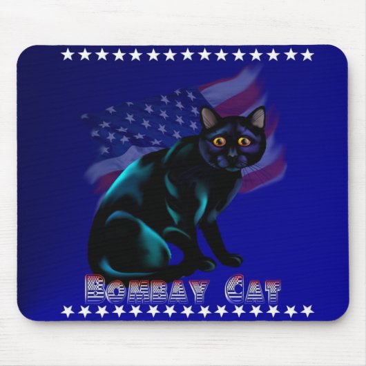 The Bombay Cat Mousepad Muismat (Voorkant)