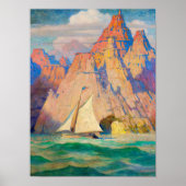 The Bonadventure, 1918, van Newell Convers Wyeth Poster (Voorkant)