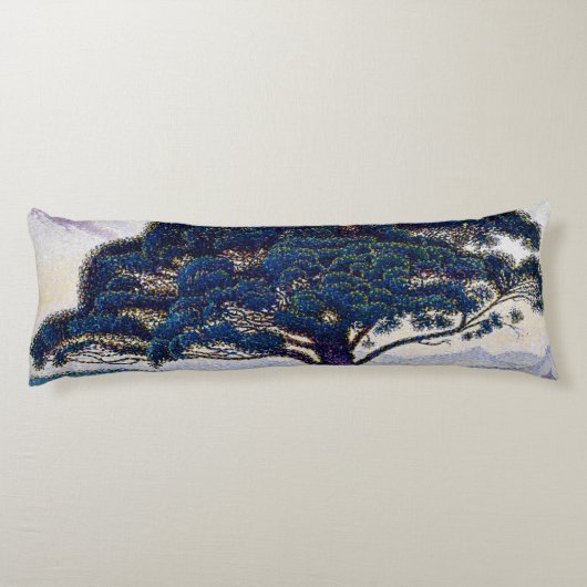 The Bonaventure Pine, Oil Painting, Paul Signac Lichaamskussen (Achterkant)