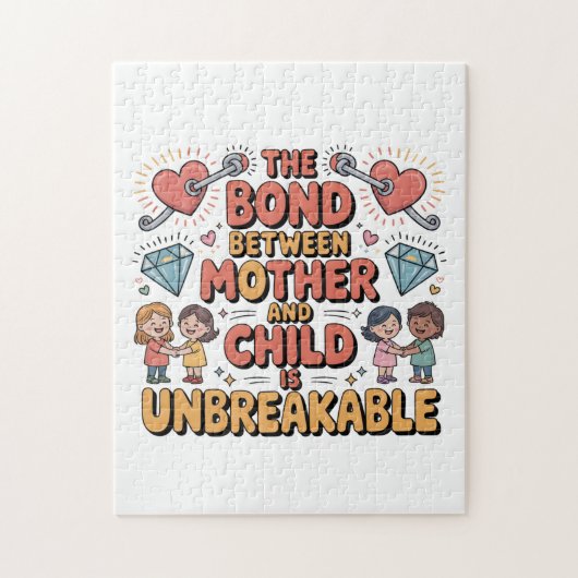 The Bond Between Mother And Child Is Unbreakable Legpuzzel (Verticaal)