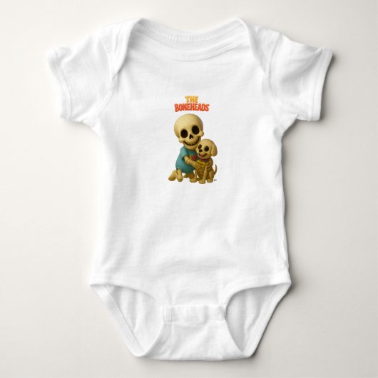 The Boneheads™ — Baby en Waggles Romper (Voorkant)