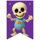 The Boneheads™ Bones Academy™ Feestbanner Vlaggetjes (Eerste vlag)