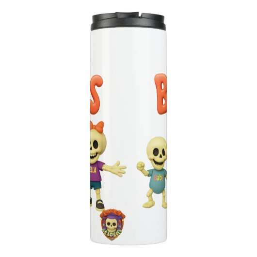 The Boneheads™ Bones Academy™ Thermosbeker (Achterkant)