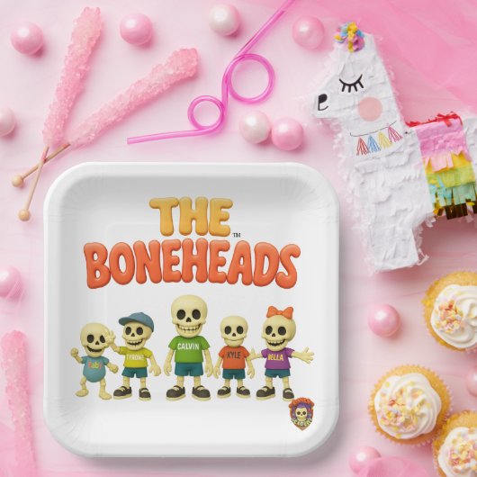The Boneheads™ Party Plate Papieren Bordje (Feest)