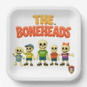 The Boneheads™ Party Plate Papieren Bordje (Voorkant)