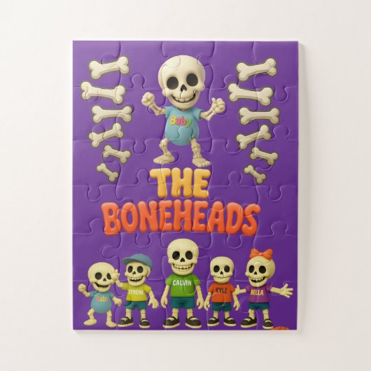 The Boneheads™ Puzzel – Met Baby (Verticaal)