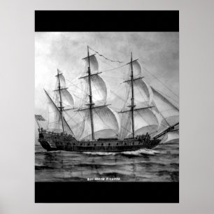 The Bonhomme Richard, 1779_War Afbeelding Poster