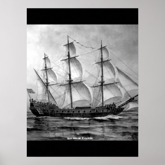 The Bonhomme Richard, 1779_War Afbeelding Poster (Voorkant)