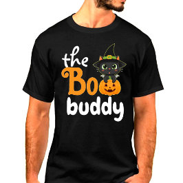 The Boo Buddy Orange Halloween Family Matching T-shirt