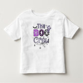 The Boo Crew Family Ghost Spider Halloween Zwart Kinder Shirts (Voorkant)