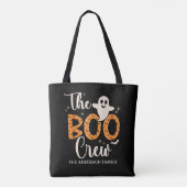 The Boo Crew Family Name Halloween Tote Bag (Achterkant)