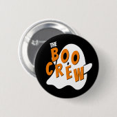 The Boo Crew Ghost Family Halloween Zwart Ronde Button 5,7 Cm (Voorkant /achterkant)