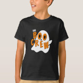 The Boo Crew Ghost Family Halloween Zwart T-shirt (Voorkant)