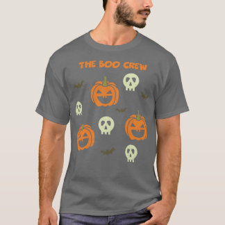 The Boo Crew Grappige Halloween Feest T-shirt Eng 