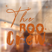 The Boo Crew Halloween Boo Raamsticker (Vel 2)