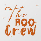 The Boo Crew Halloween Boo Raamsticker (Vel)