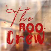 The Boo Crew Halloween Boo Raamsticker (Vel 2)