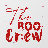 The Boo Crew Halloween Boo Raamsticker (Vel)