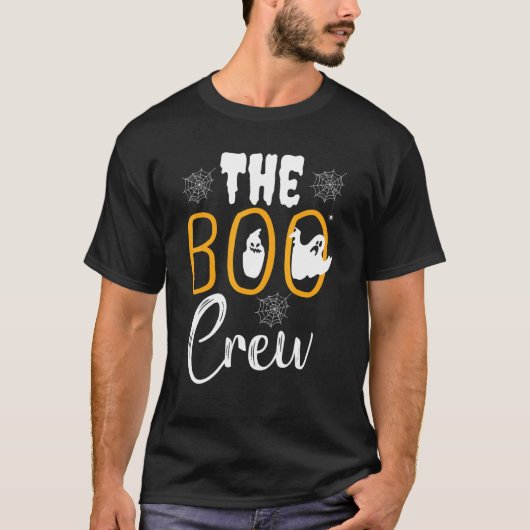The Boo Crew Halloween Ghosts Trick or Treat T-shirt (Voorkant)