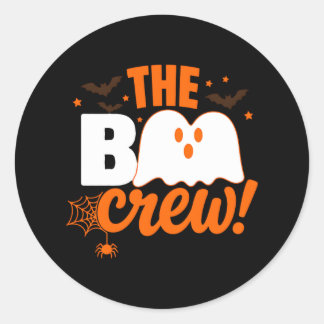 The Boo Crew Halloween-ontwerp Ronde Sticker
