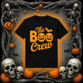 The Boo Crew Jack-O'-Lantern & Bat Halloween T-shirt